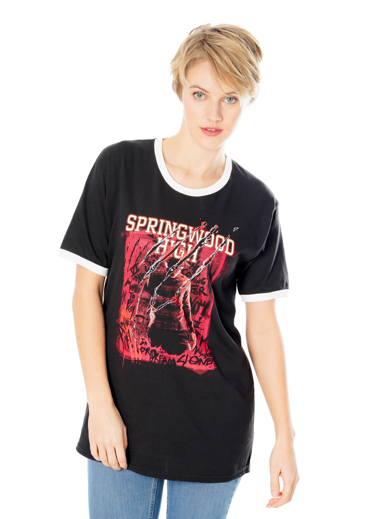 Nightmare On Elm Street Springwood High T Shirt