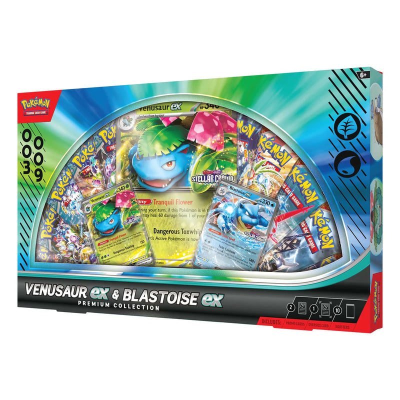 Pokemon EX Premium Collection | Venusaur EX and Blastoise EX | Limited Edition