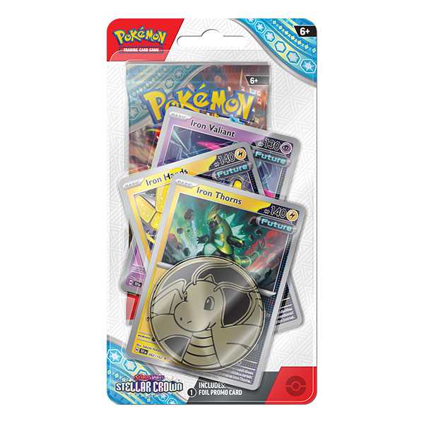12 Sets of Pokemon TCG Scarlet & Violet 7 Stellar Crown Premium Checklane