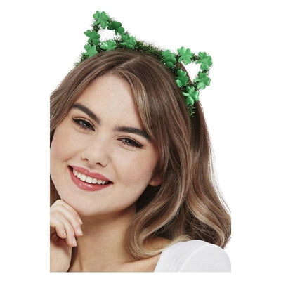 Paddys Day Glitter Cat Headband_1