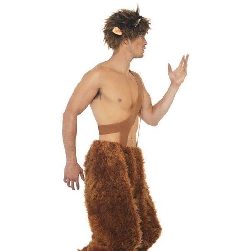 Pan Costume Adult Brown Ears Horns_3