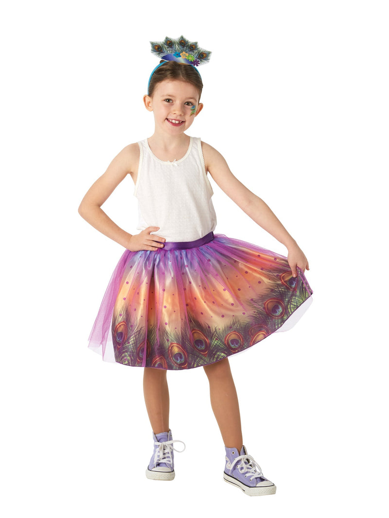 Peacock Tutu Set Child Costume_2