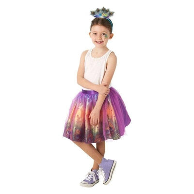 Peacock Tutu Set Child Costume_1