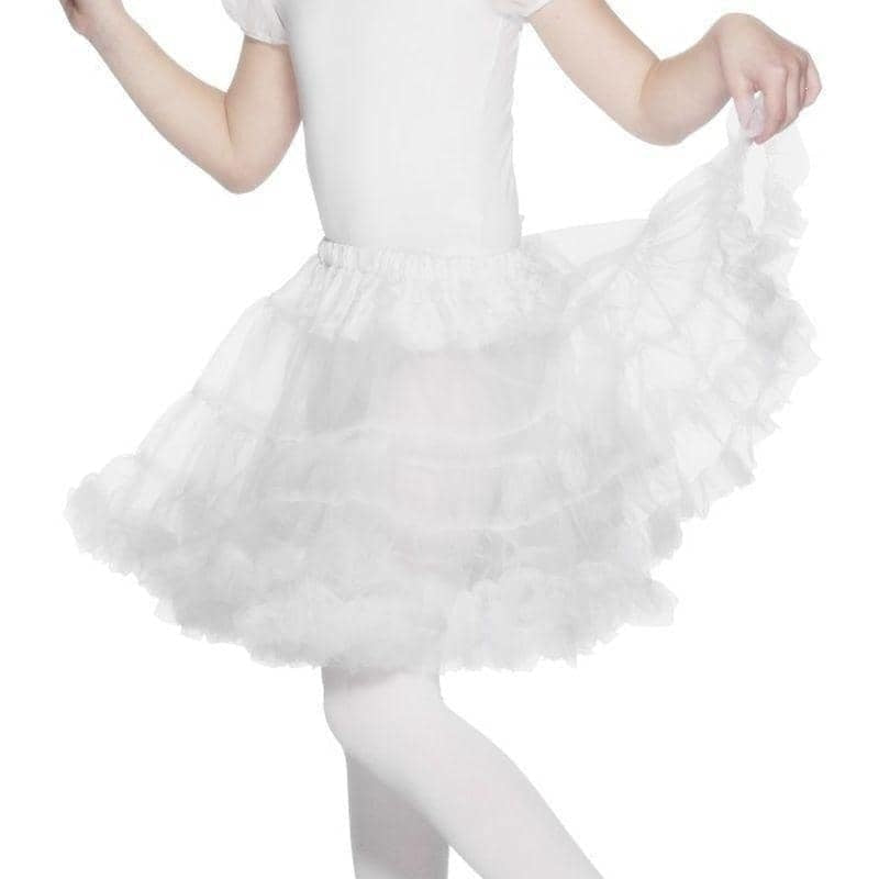 Petticoat Child Kids White Layered_1