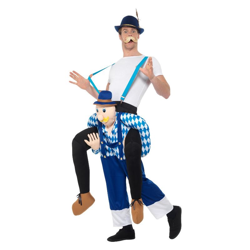 Piggyback Bavarian Costume Blue Adult_3