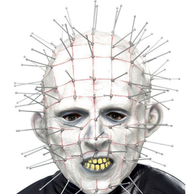 Pinhead Mask Adult White_1