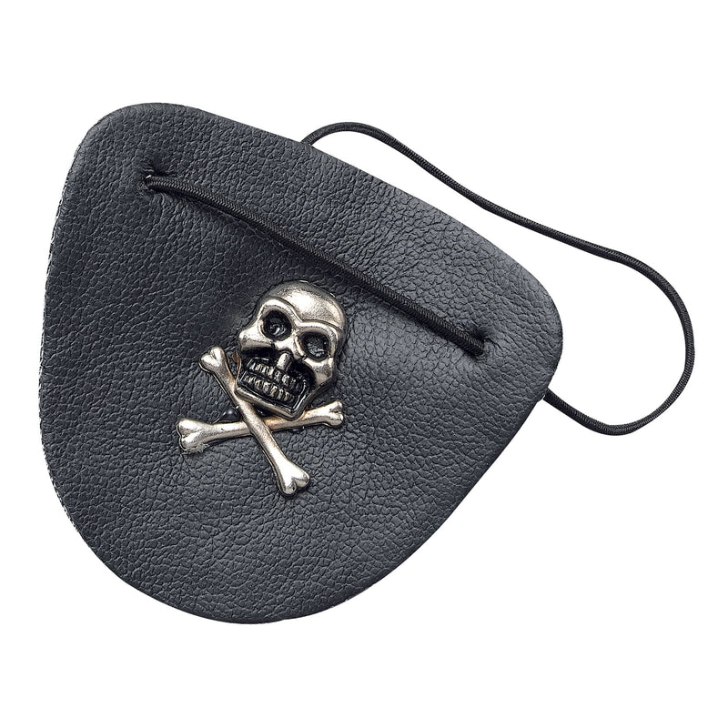 Pirate Eye Patch Leather Miscellaneous Disguises Unisex Dozen_1