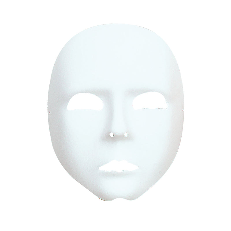 Plain White Face Mask Eye Masks Unisex_1