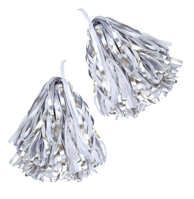 Pom Poms Silver Costume Accessory_1