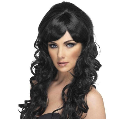 Pop Starlet Wig Adult Black_1