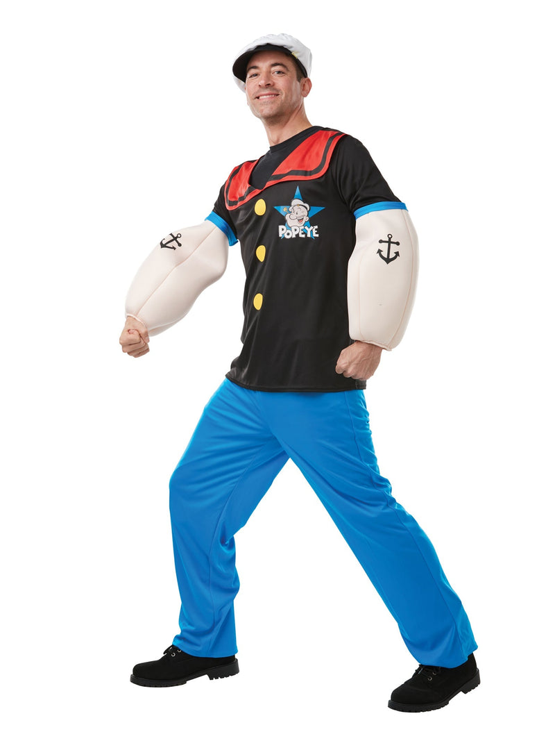 Popeye Costume Adult Padded Muscle Arms_4