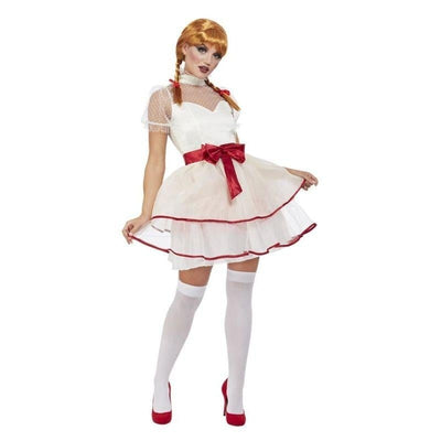 Porcelain Doll Costume Ladies Annabelle Dress_1