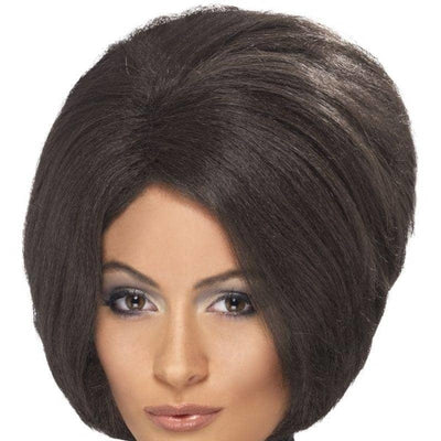 Posh Power Wig Adult Brown_1