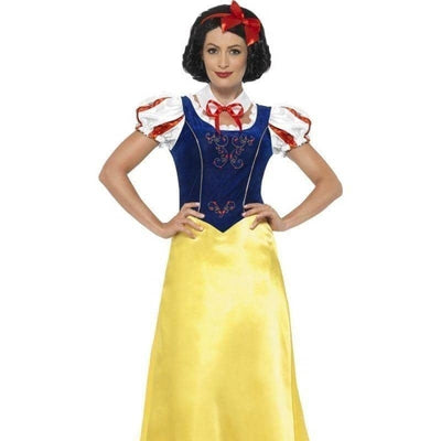 Princess Snow Costume Adult Yellow_1