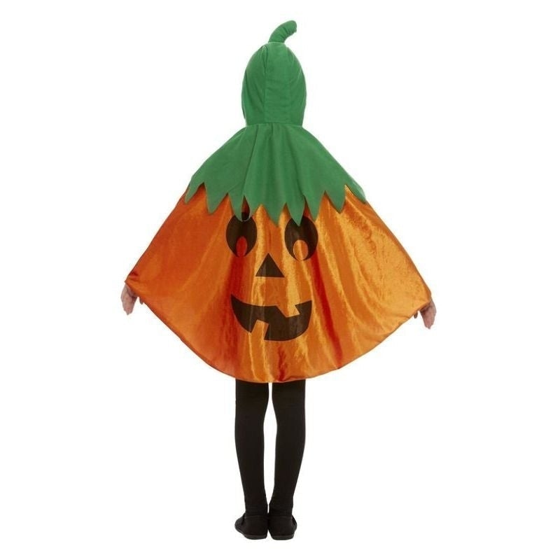 Pumpkin Hooded Cape Child Orange_2