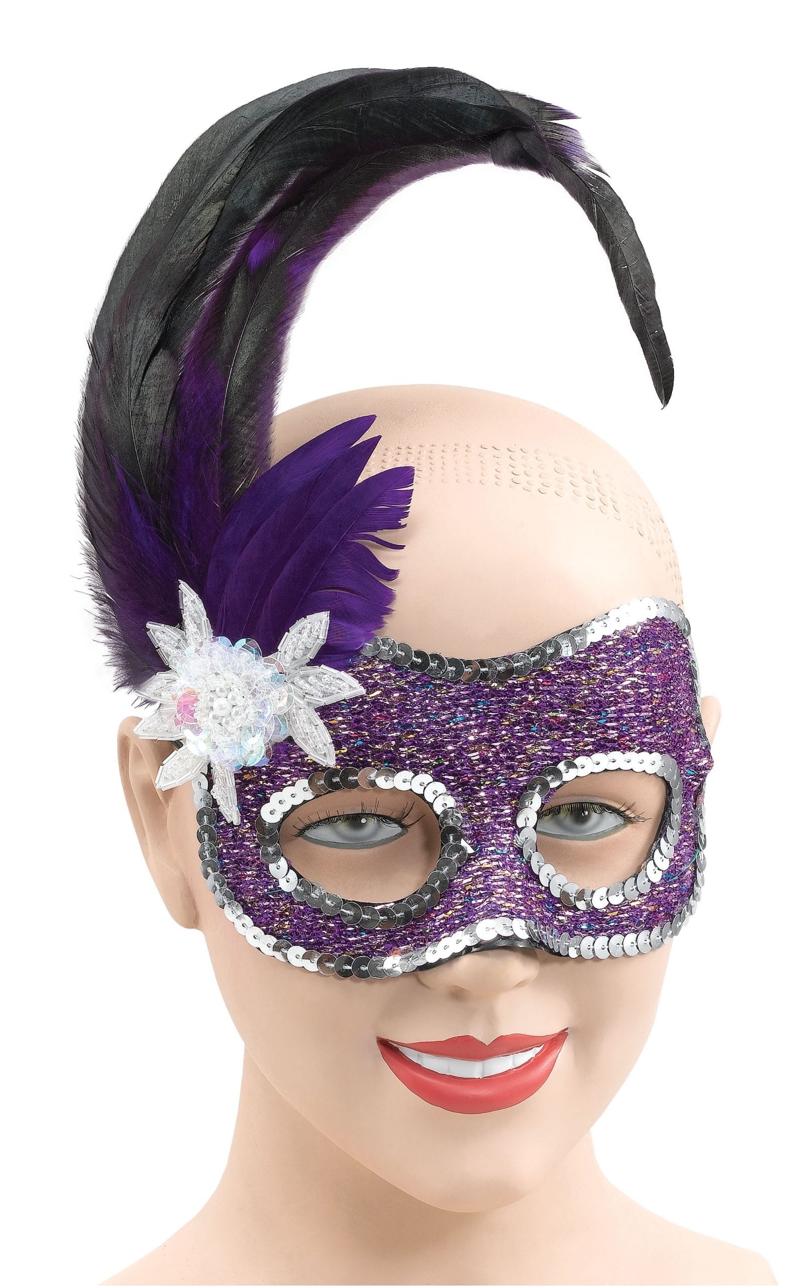 Silver Face Mask Eye Masks Unisex main image 0