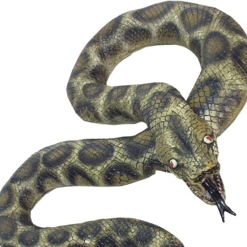 Python-Inspired Green Adult Snake - Lifelike 180cm Serpent Replica ...