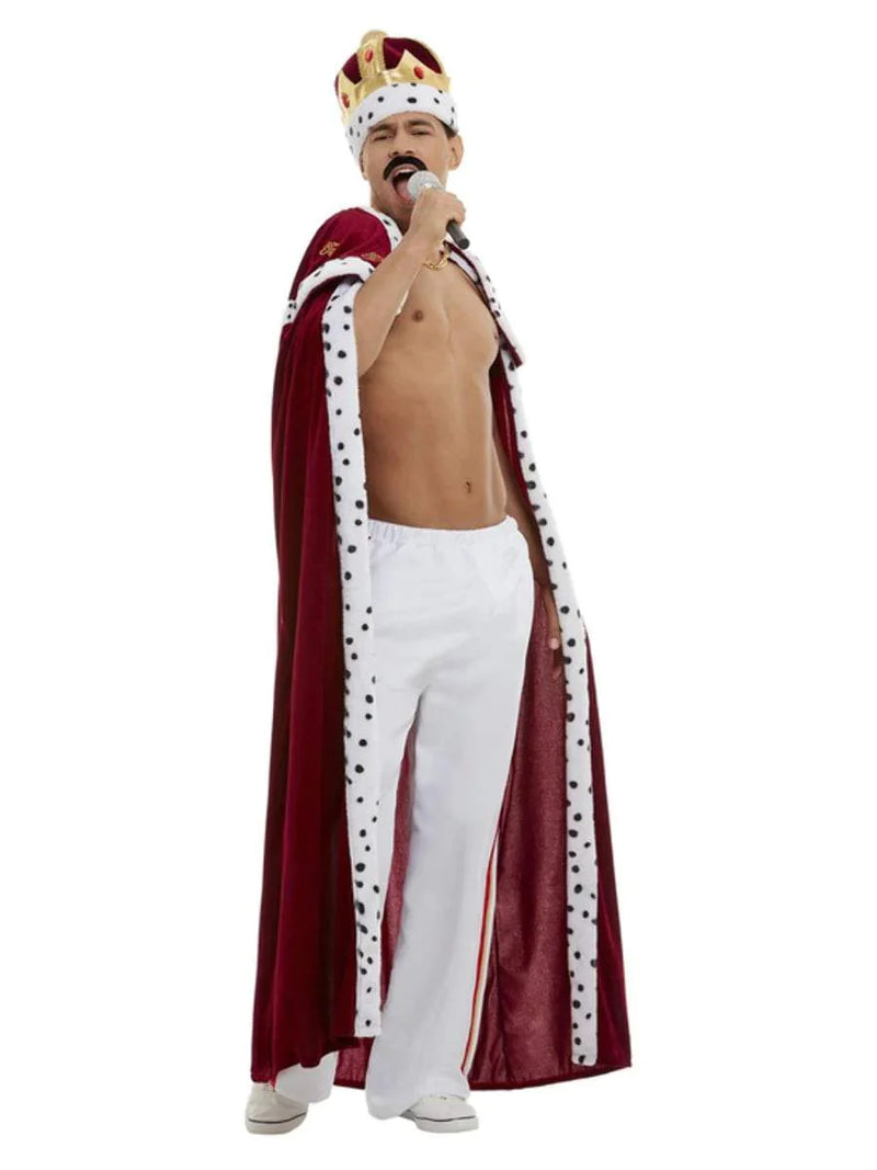 Queen Freddie Mercury Deluxe Royal Costume Adult Red_4