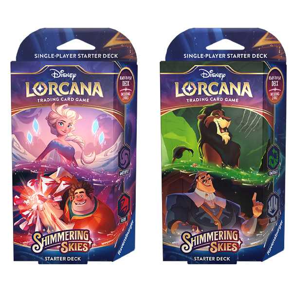 Disney Lorcana Trading Card Game - Starter Deck CDU Display (8 Pack) - Set 5