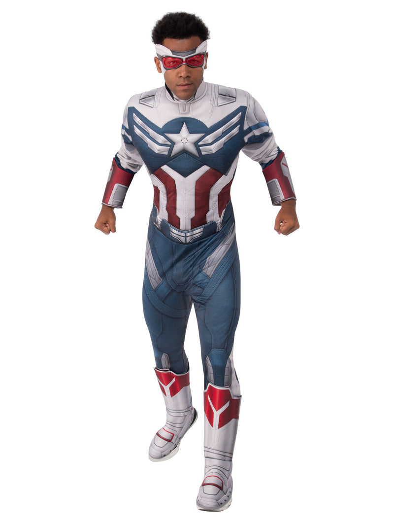 Captain America Deluxe Falcon & Winter Soldier Adult Mens Costume_3 