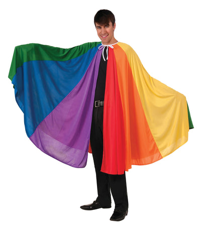 Rainbow Cape Adult Costume Pride Flag_1