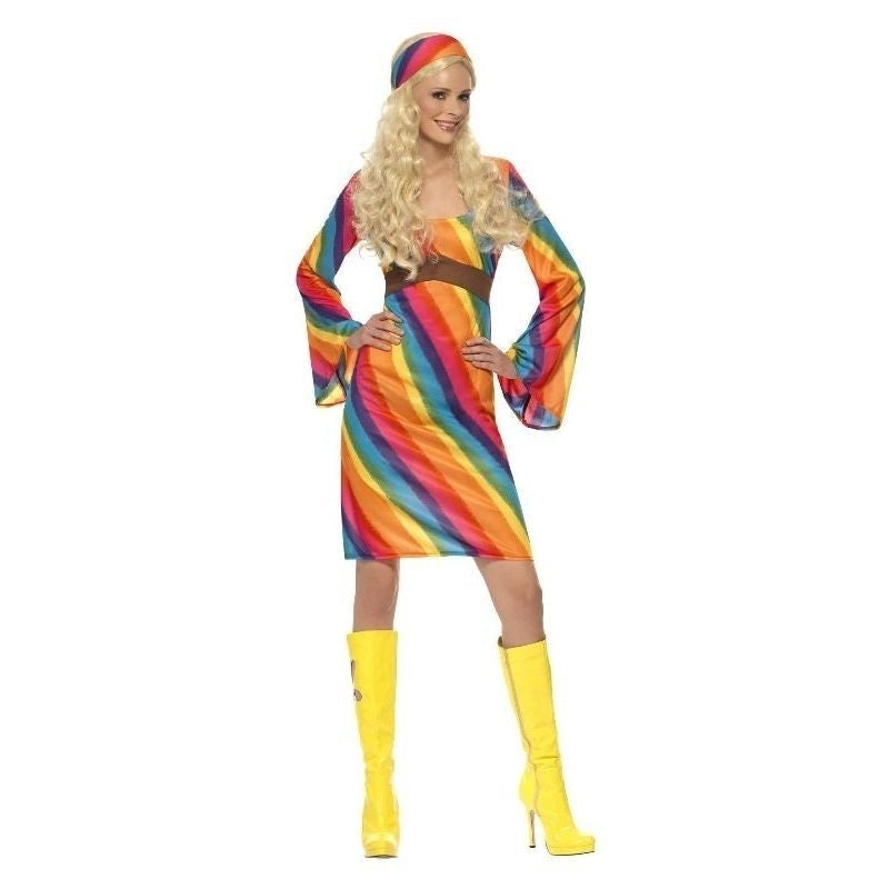 Rainbow Hippie Costume Adult_5