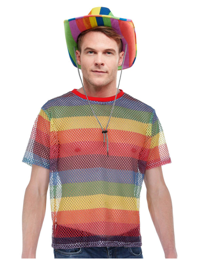 Rainbow Mesh Top T Shirt Pride_3