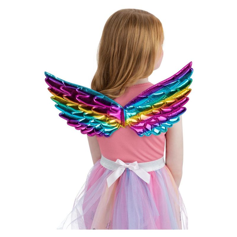 Rainbow Metallic Unicorn Wings Child_1