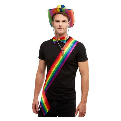 Rainbow Sash Pride Adult Multi Colured_1