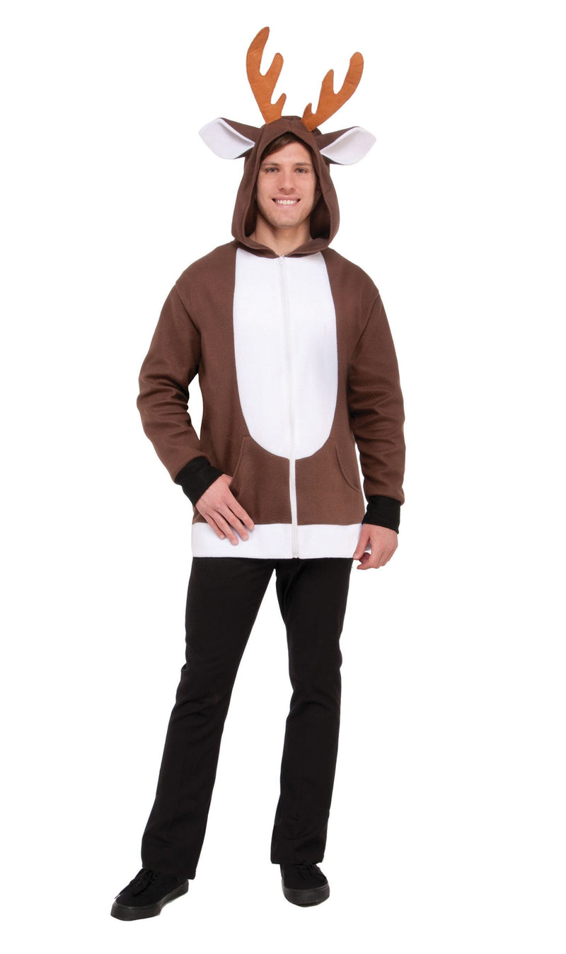 Reindeer Hoodie Unisex_1