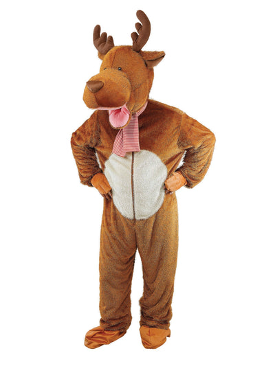 Reindeer Moose Costume Big Head Adult Nativity Suit_1