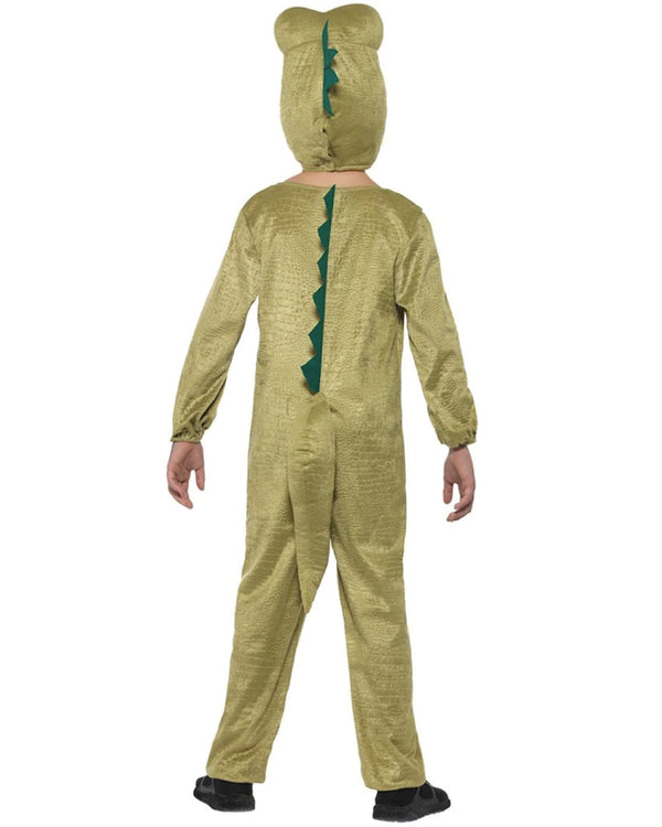 Roald Dahl Enormous Crocodile Costume Kids Green Jumpsuit_3