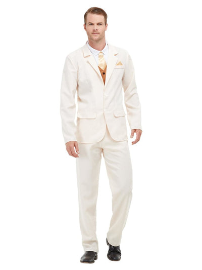 Roaring 20s Gent Costume Adult White_1