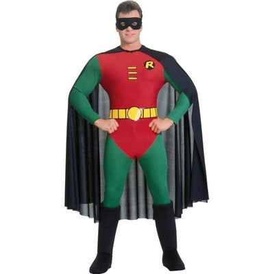 Robin Costume Classic 1960s Mens Batman TV Show_1