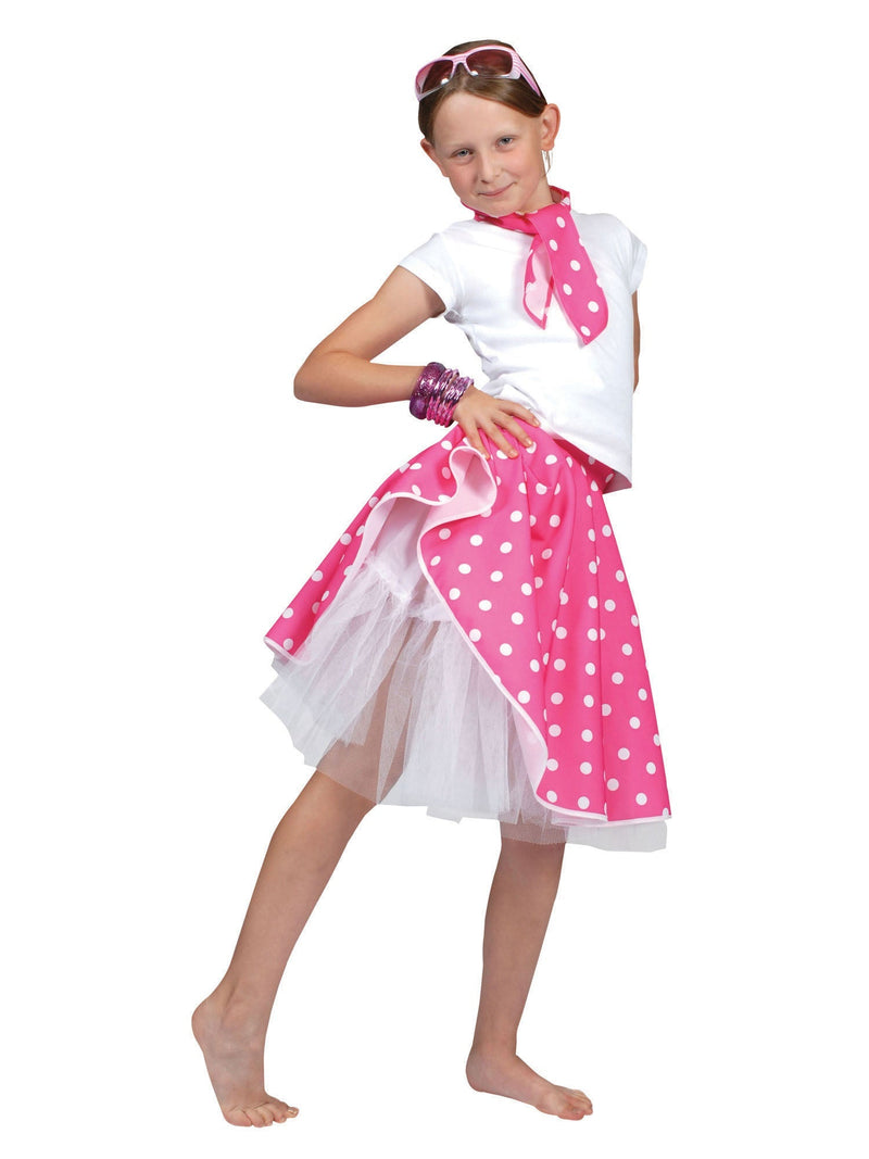 Rock n Roll Skirt 50s Diner Girls Costume_2