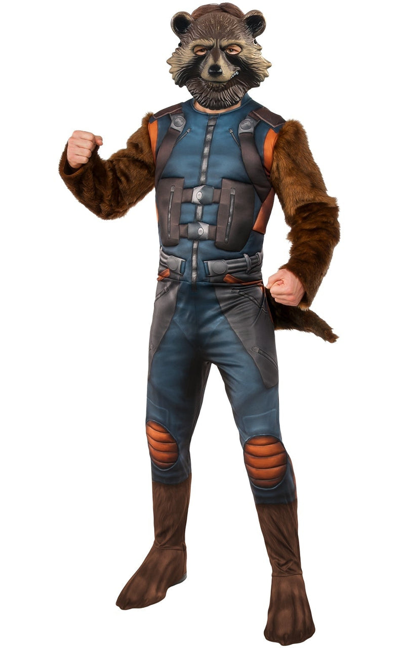 Rocket Raccoon Costume Guardians of the Galaxy Mens_1