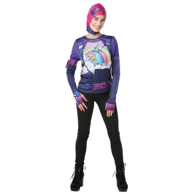 Rubie's Fortnite Brite Bomber Adult Costume Top & Cap_1