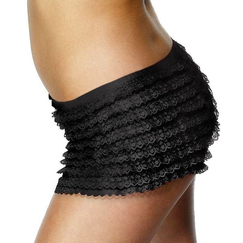 Ruffled Panties Adult Black_1