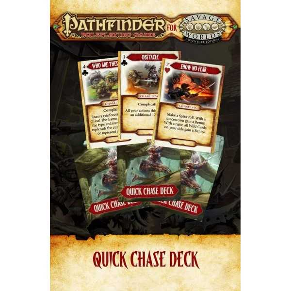 Pathfinder for Savage Worlds Chase Deck
