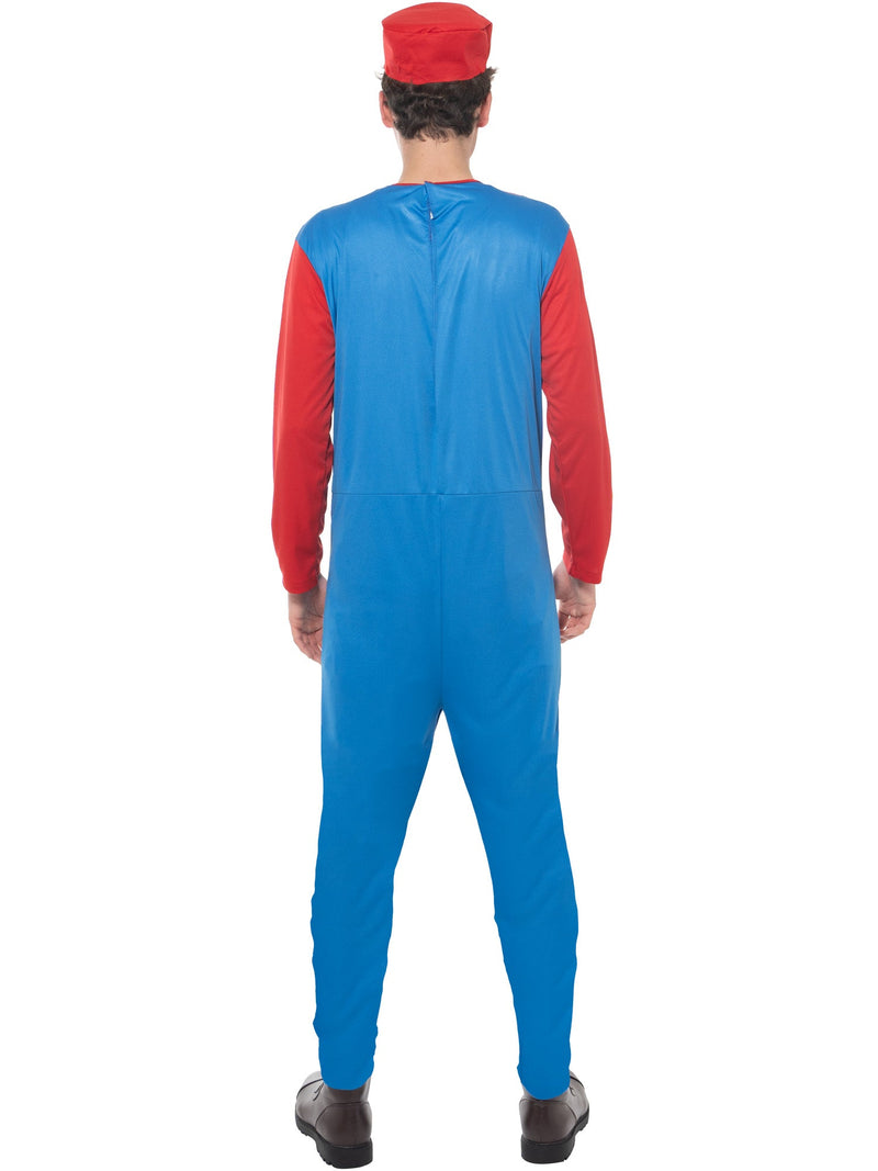Adult Plumber Super Mario Costume for Men