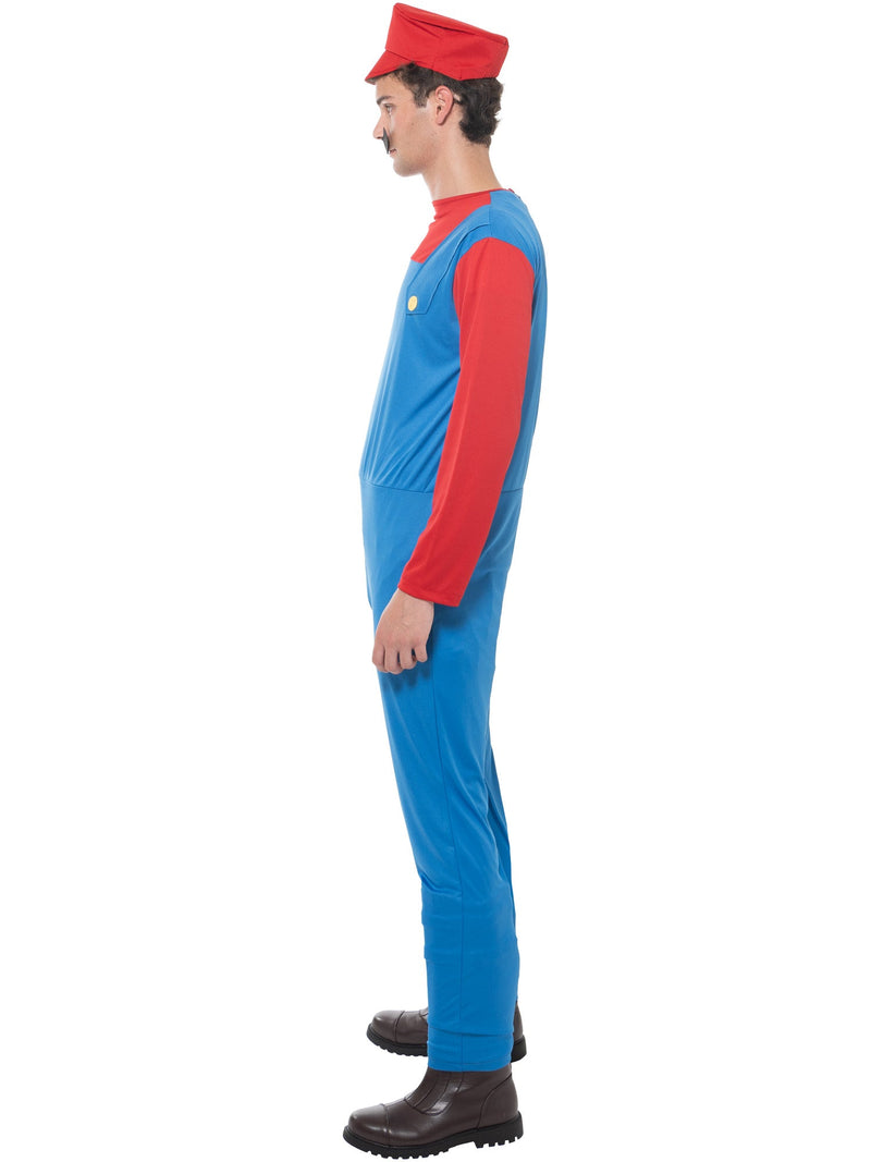 Adult Plumber Super Mario Costume for Men
