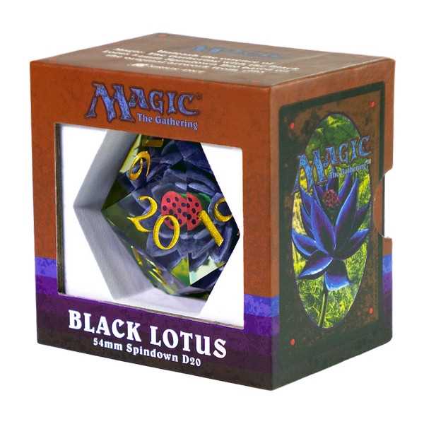 Sirius Dice: Magic The Gathering Black Lotus Spindown 54mm D20