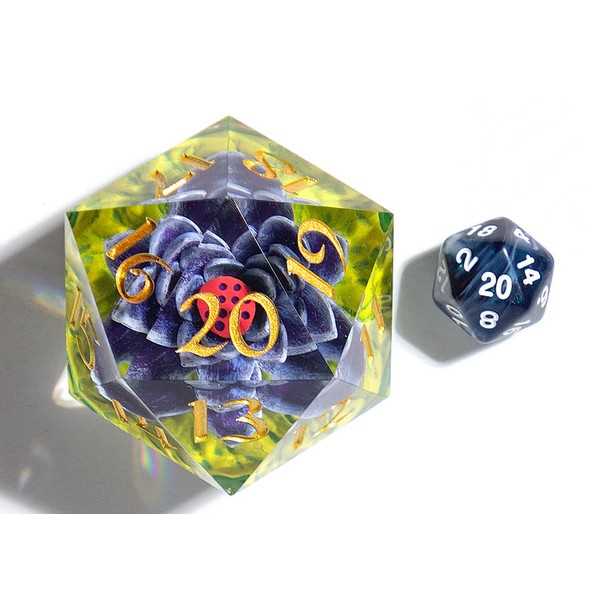 Sirius Dice: Magic The Gathering Black Lotus Spindown 54mm D20