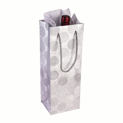 Diamond Wine Bag Dots Silver_1 SK97294