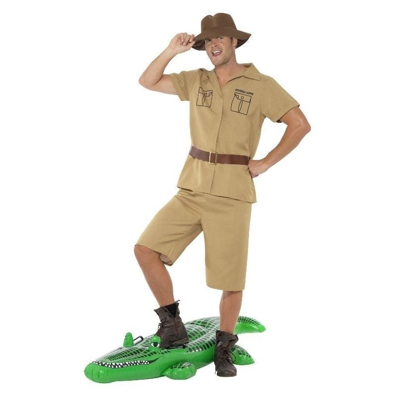 Safari Man Costume Adult Tan_3