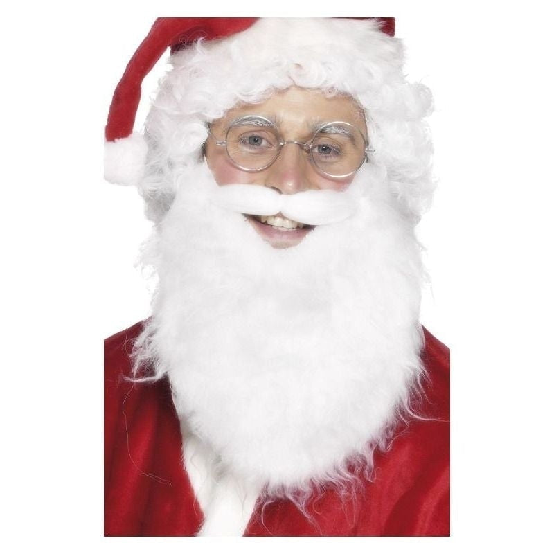 Size Chart Santa Beard Adult White