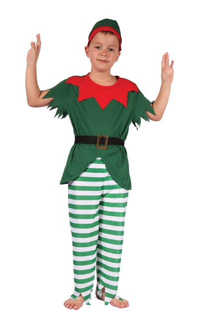 Santas Helper Boy Christmas Elf Childrens Costume_1