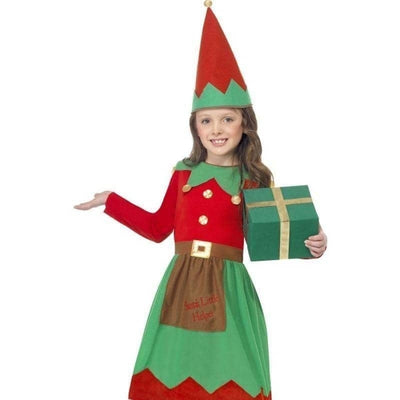 Santas Little Helper Costume Kids Red Green_1