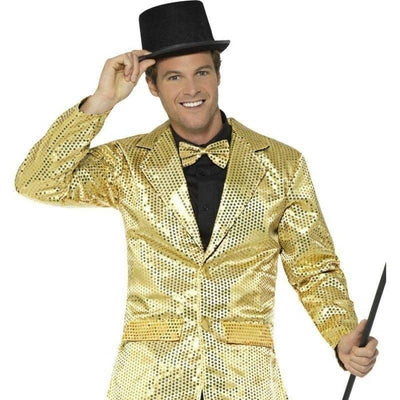 Sequin Jacket Mens Adult Gold_1