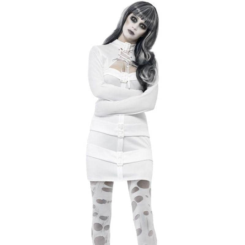 Sexy Straitjacket Costume Adult White_2